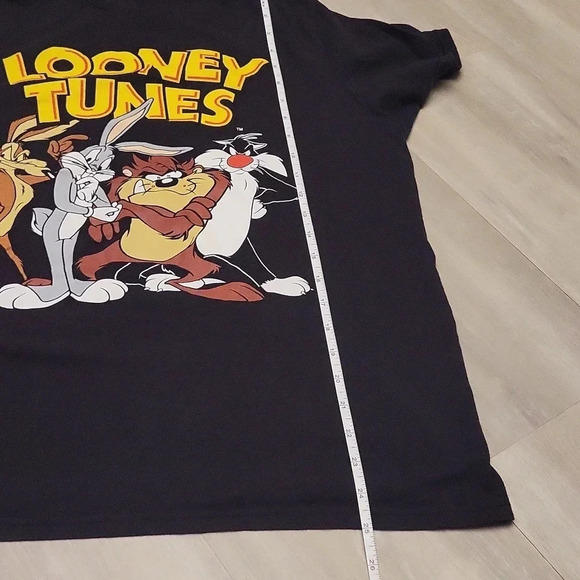Looney Toons Front and Back Characters Black Short Sleeve Tee Mens Size‎ Medium - Picture 5 of 6